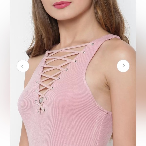 💐Lace up front bodycon dress - Picture 5 of 5